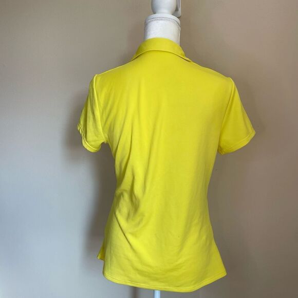 Airflux| Medium| Yellow| PGA Tour| Golf Tee| Moisture Wicking| Super Stretchy - Picture 9 of 15